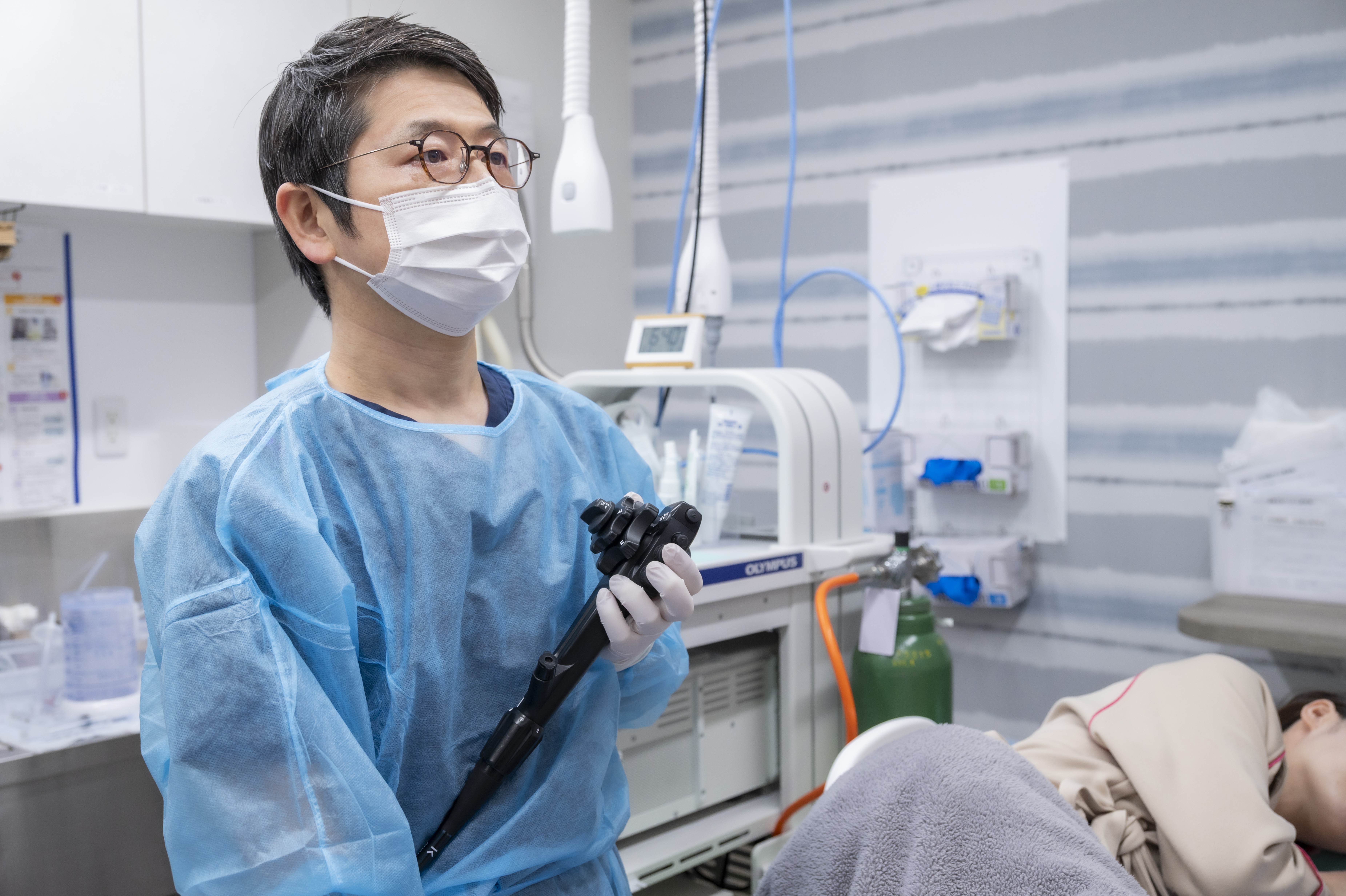 大腸カメラ検査の様子